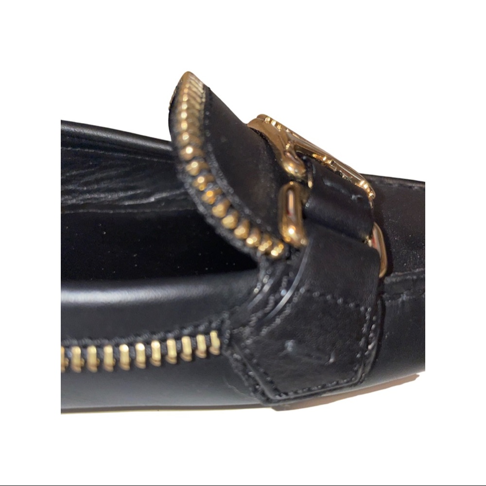 Authentic Louis Vuitton black loafers with gold 5 - Picture 16 of 16